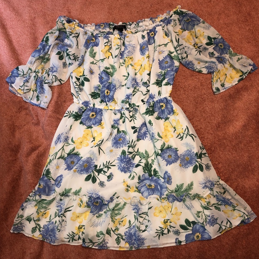 Floral mini dress